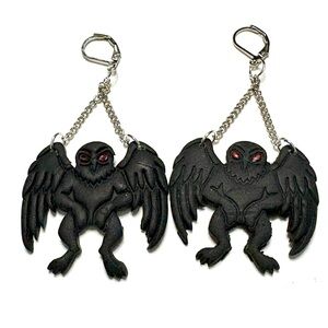 Mothman Earrings